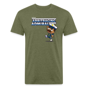 
            
                Load image into Gallery viewer, Arbitraging Admiral Character Comfort Adult Tee - heather military green
            
        