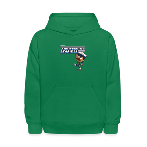 Arbitraging Admiral Character Comfort Kids Hoodie - kelly green