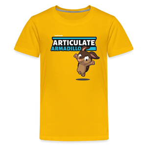 
            
                Load image into Gallery viewer, Articulate Armadillo Character Comfort Kids Tee - sun yellow
            
        
