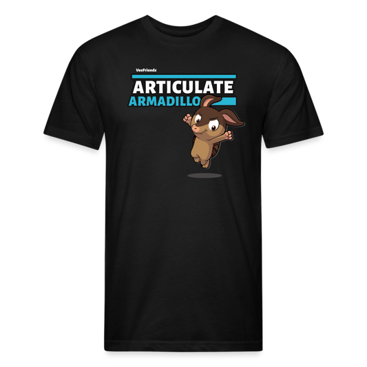 Articulate Armadillo Character Comfort Adult Tee - black