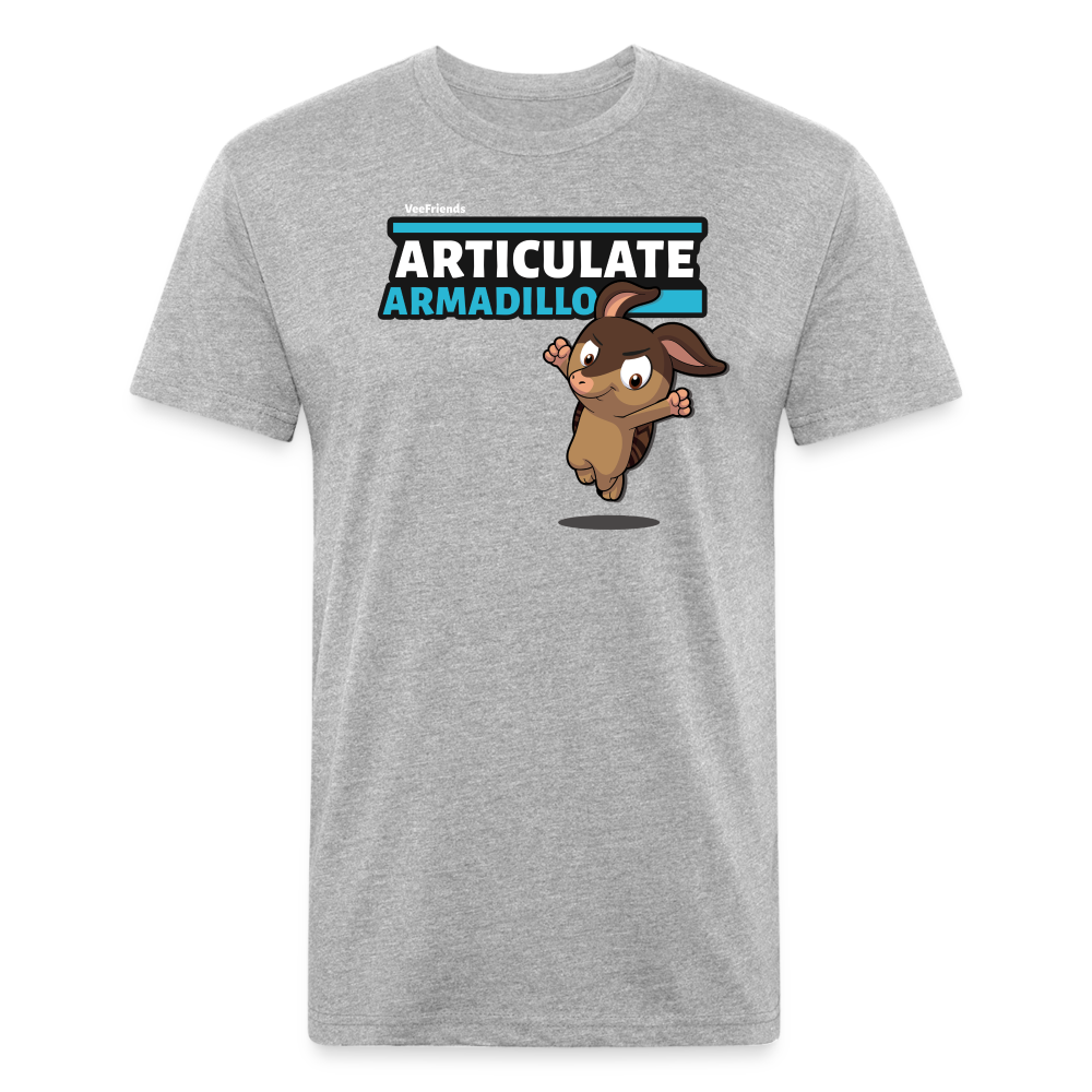 Articulate Armadillo Character Comfort Adult Tee - heather gray