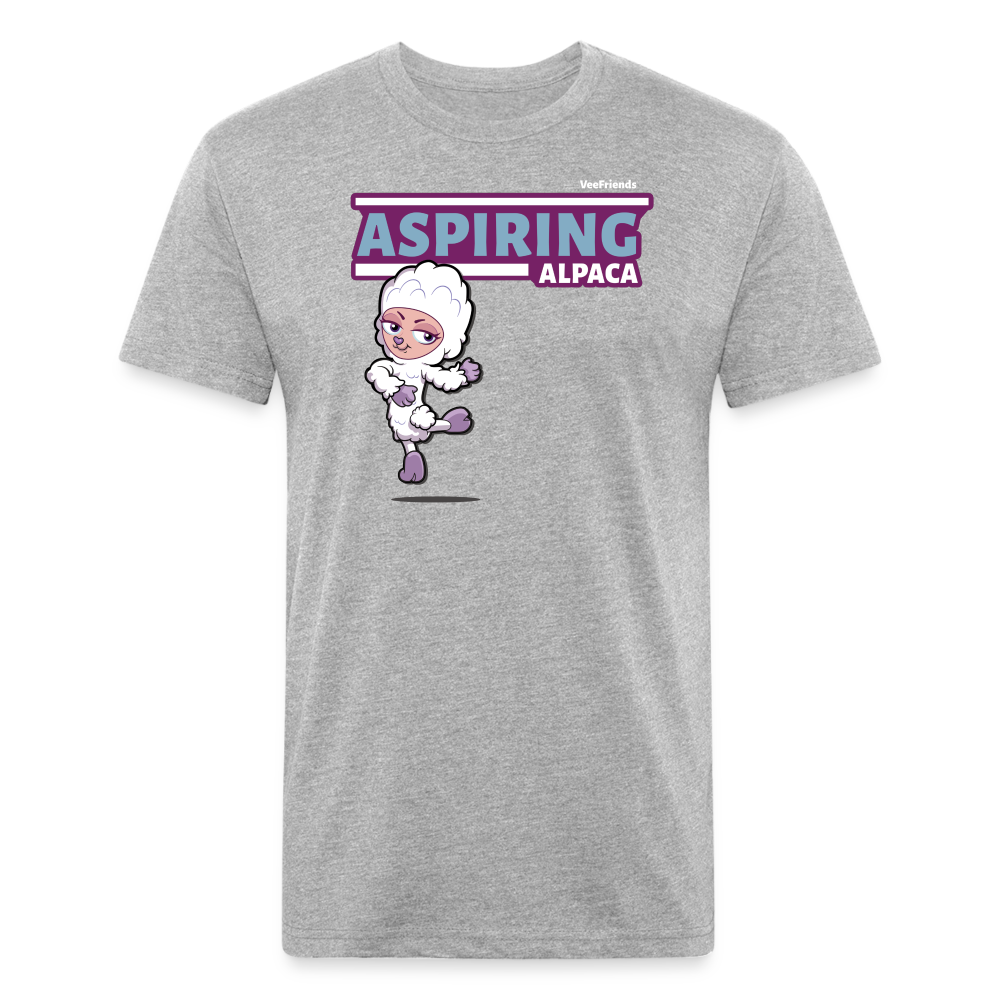 Aspiring Alpaca Character Comfort Adult Tee - heather gray