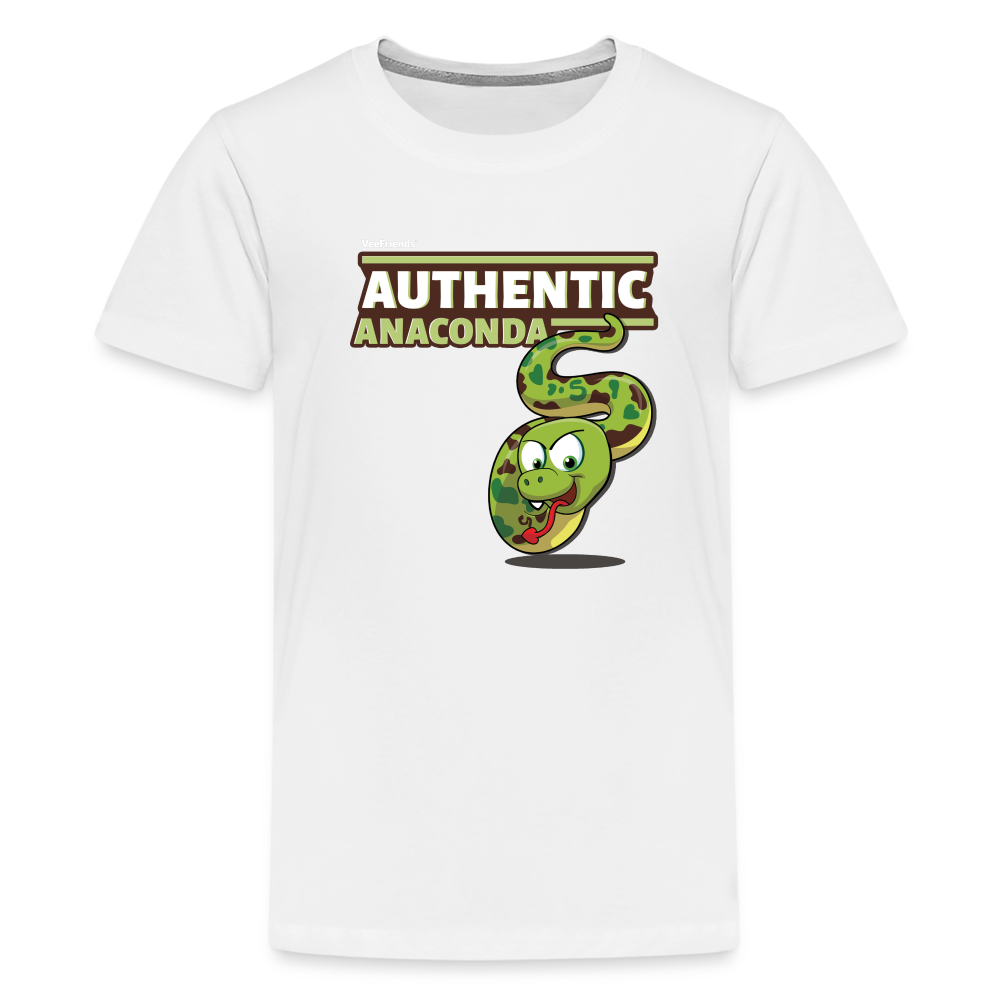 
            
                Load image into Gallery viewer, Authentic Anaconda Character Comfort Kids Tee - white
            
        