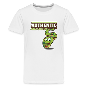 
            
                Load image into Gallery viewer, Authentic Anaconda Character Comfort Kids Tee - white
            
        