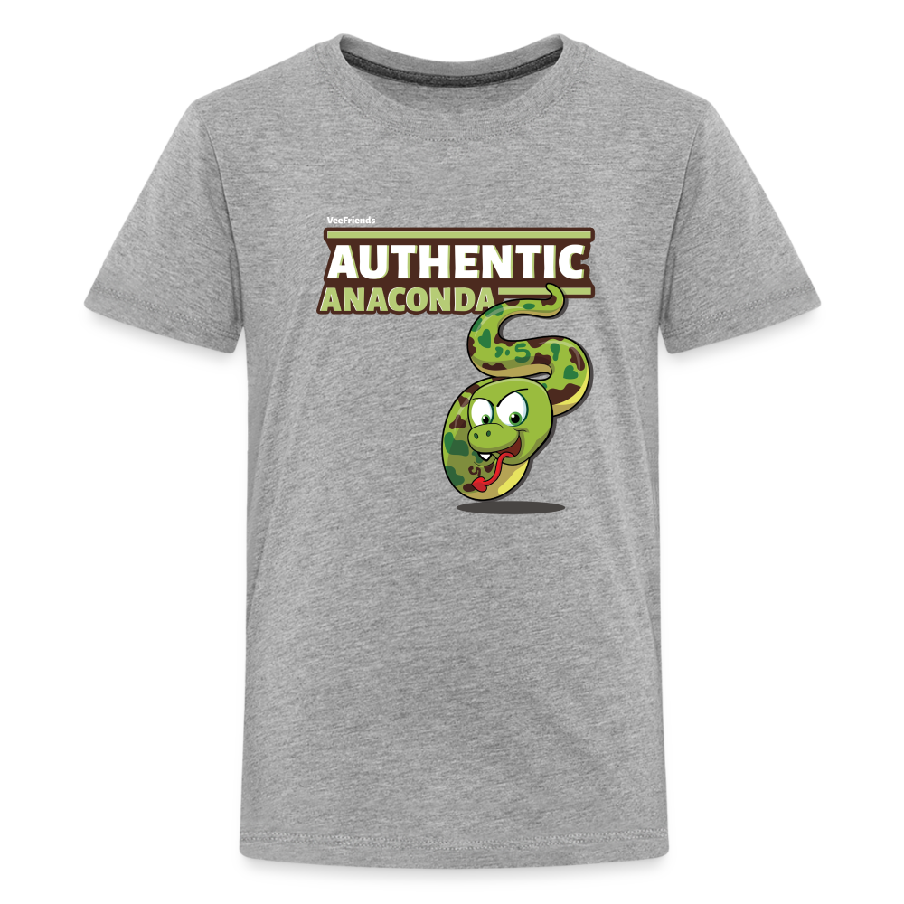 Authentic Anaconda Character Comfort Kids Tee - heather gray