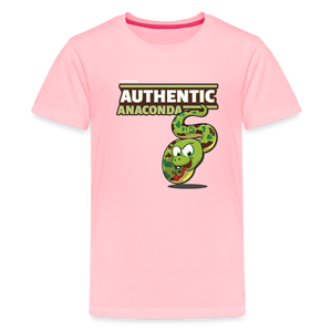 
            
                Load image into Gallery viewer, Authentic Anaconda Character Comfort Kids Tee - pink
            
        