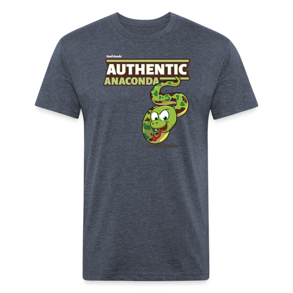 Authentic Anaconda Character Comfort Adult Tee - heather navy