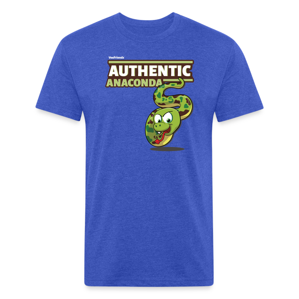 Authentic Anaconda Character Comfort Adult Tee - heather royal