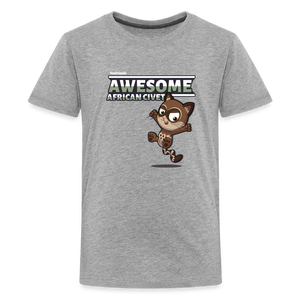 Awesome African Civet Character Comfort Kids Tee - heather gray