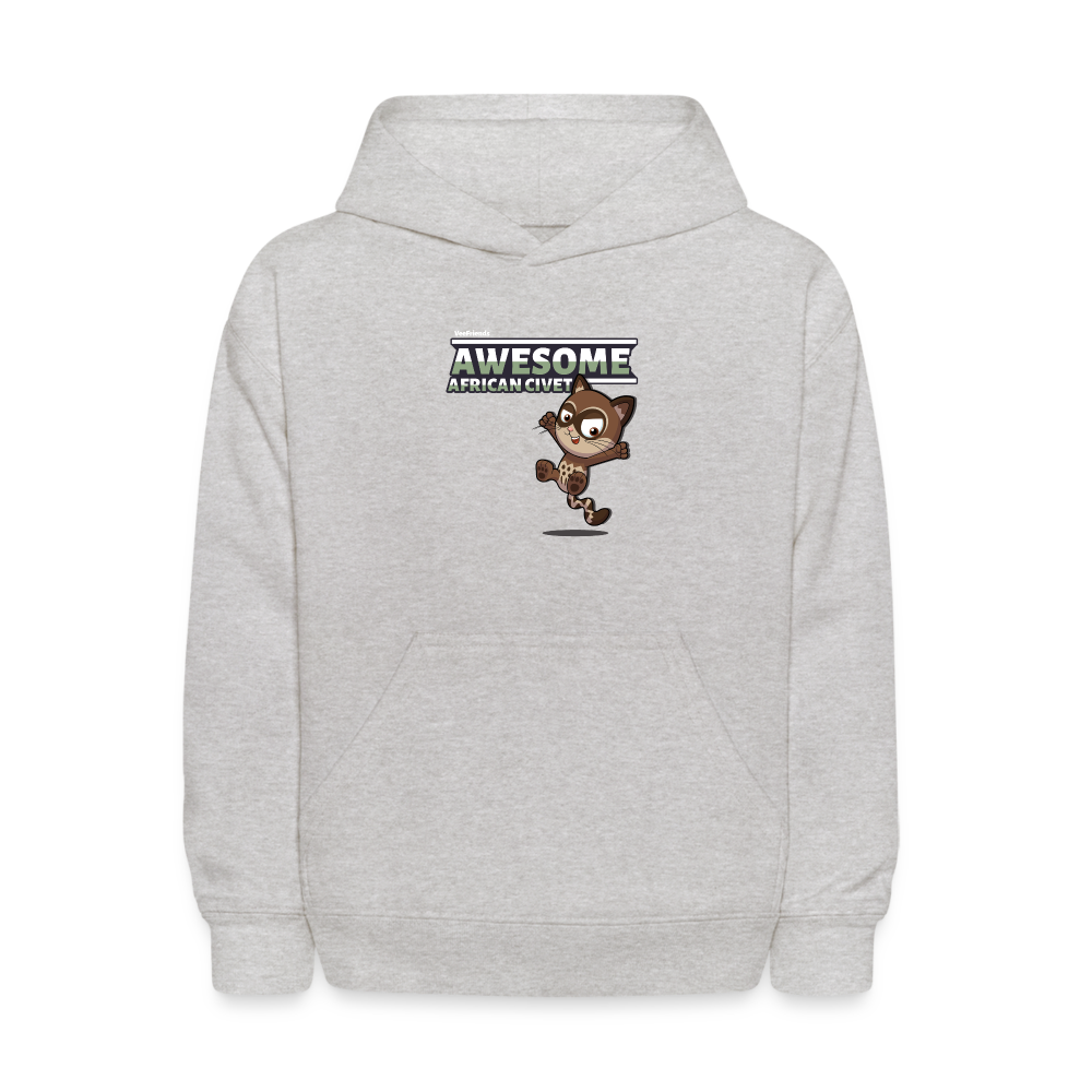 Awesome African Civet Character Comfort Kids Hoodie - heather gray