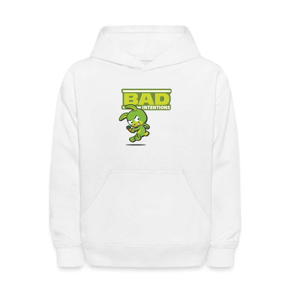 Bad Intentions Character Comfort Kids Hoodie - white