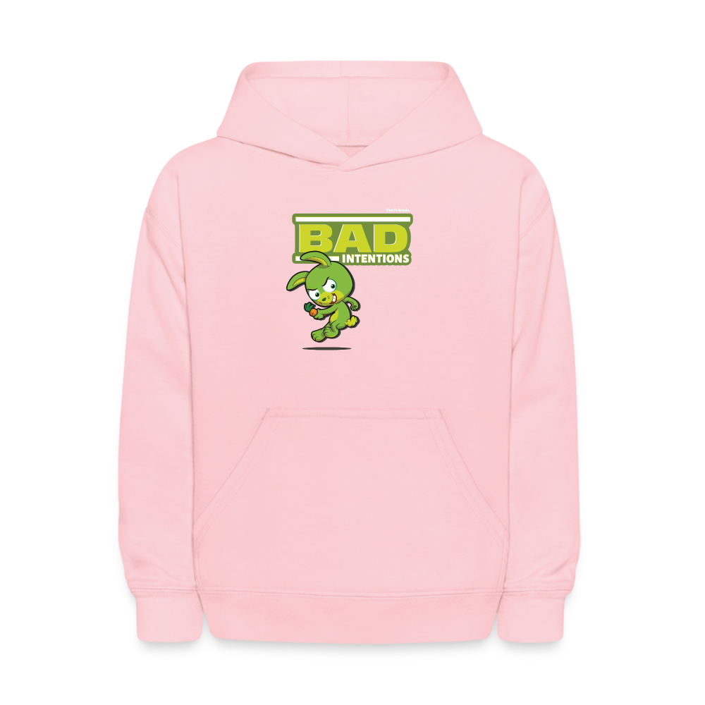 Bad Intentions Character Comfort Kids Hoodie - pink