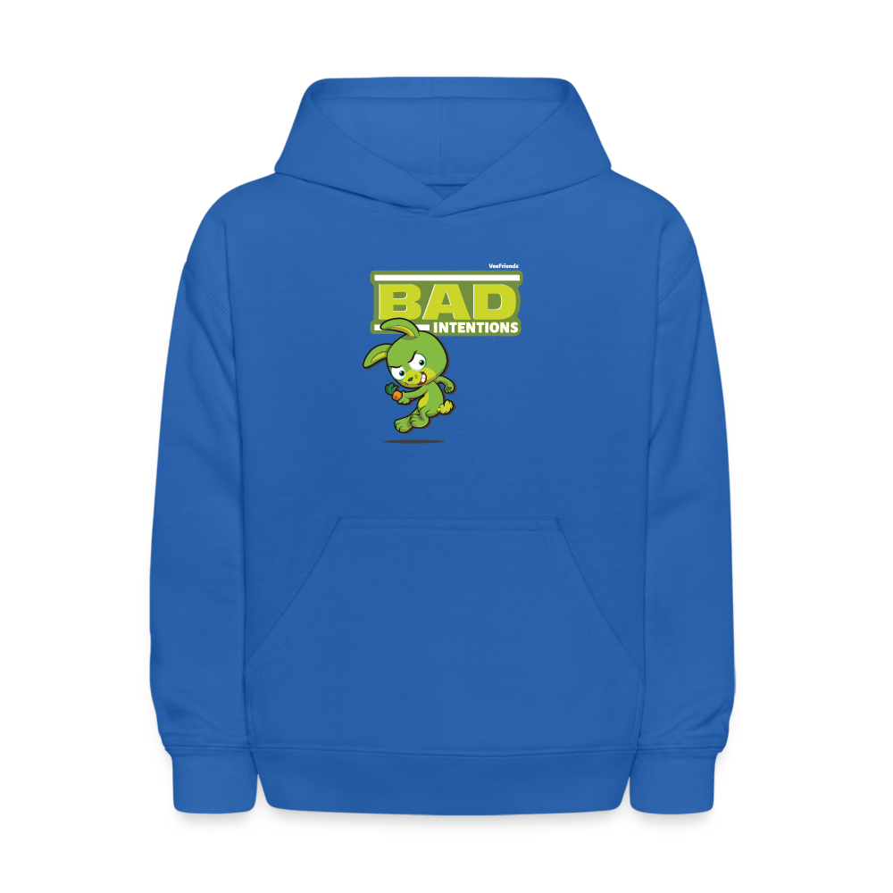 Bad Intentions Character Comfort Kids Hoodie - royal blue