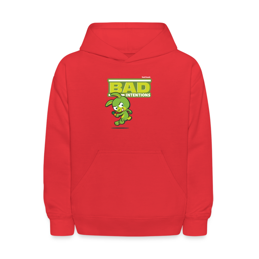 Bad Intentions Character Comfort Kids Hoodie - red