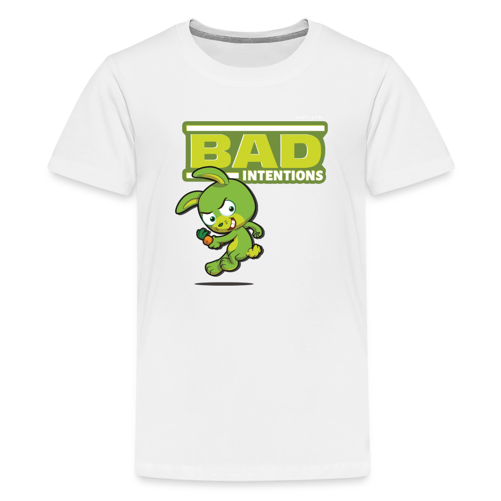 Bad Intentions Character Comfort Kids Tee - white