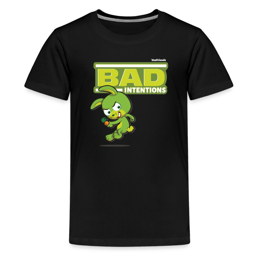 Bad Intentions Character Comfort Kids Tee - black