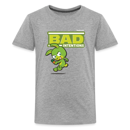 Bad Intentions Character Comfort Kids Tee - heather gray