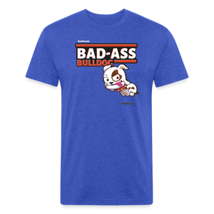 
            
                Load image into Gallery viewer, Bad-Ass Bulldog Character Comfort Adult Tee - heather royal
            
        