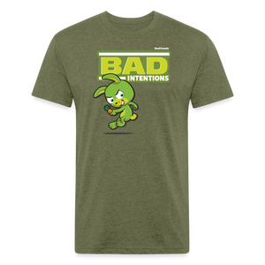 Bad Intentions Character Comfort Adult Tee - heather military green