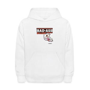
            
                Load image into Gallery viewer, Bad-Ass Bulldog Character Comfort Kids Hoodie - white
            
        