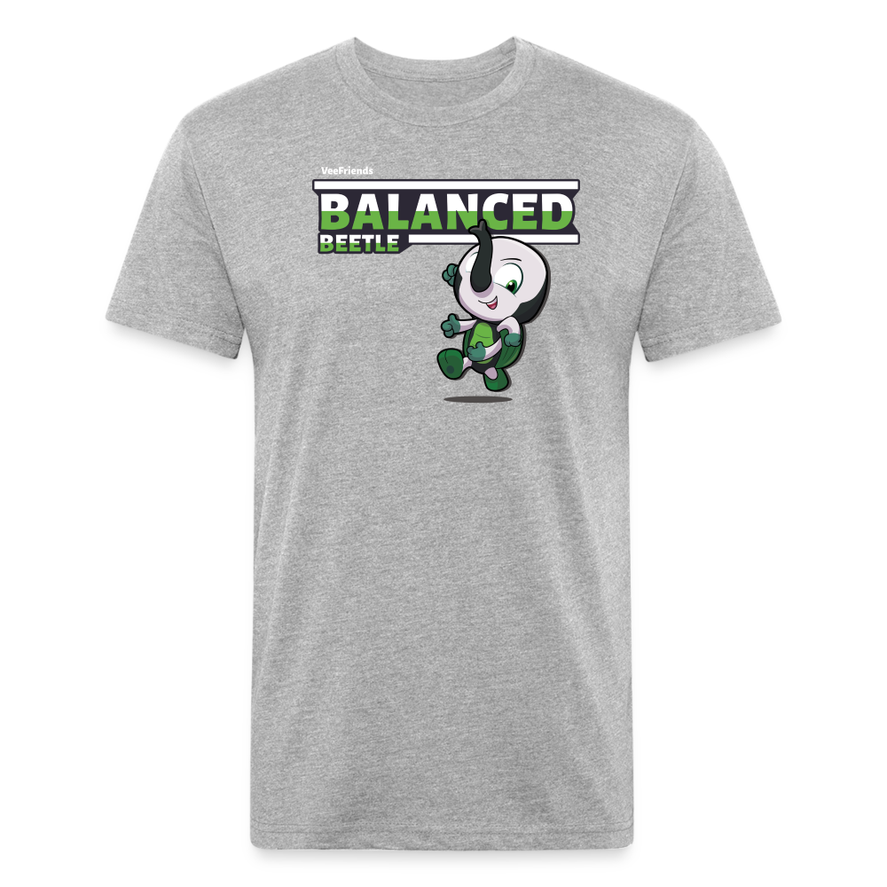 Balanced Beetle Character Comfort Adult Tee - heather gray