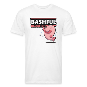 Bashful Blobfish Character Comfort Adult Tee - white