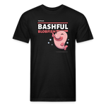 Bashful Blobfish Character Comfort Adult Tee - black