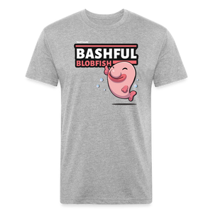 Bashful Blobfish Character Comfort Adult Tee - heather gray