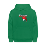 Be The Bigger Person Character Comfort Kids Hoodie - kelly green