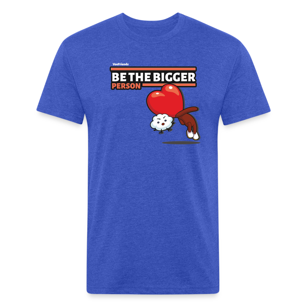 Be The Bigger Person Character Comfort Adult Tee - heather royal