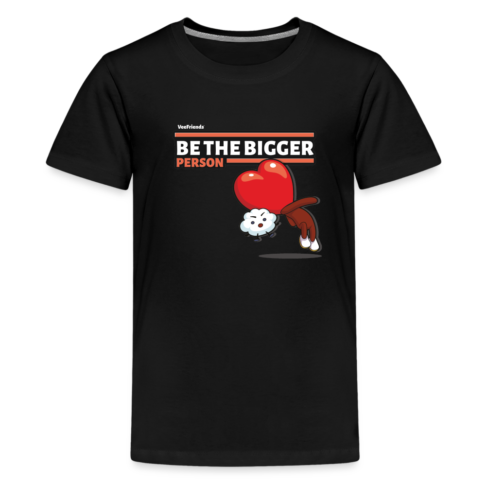Be The Bigger Person Character Comfort Kids Tee - black