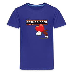 Be The Bigger Person Character Comfort Kids Tee - royal blue