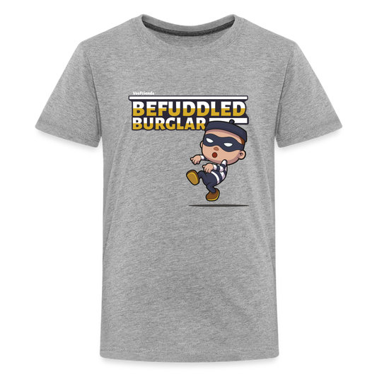 Befuddled Burglar Character Comfort Kids Tee - heather gray