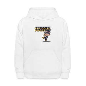 Befuddled Burglar Character Comfort Kids Hoodie - white