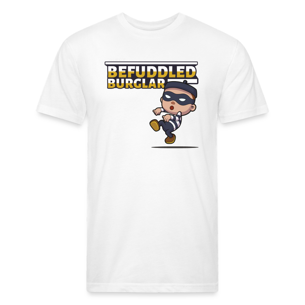 Befuddled Burglar Character Comfort Adult Tee - white