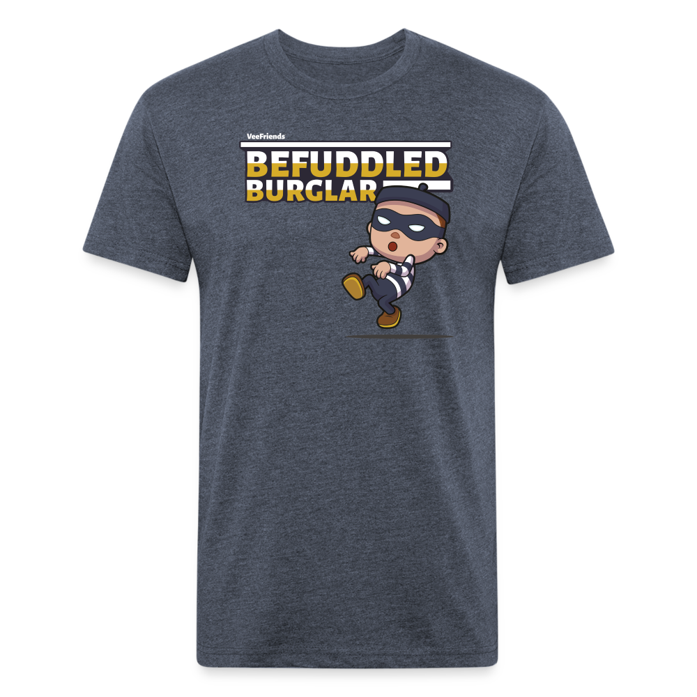 Befuddled Burglar Character Comfort Adult Tee - heather navy