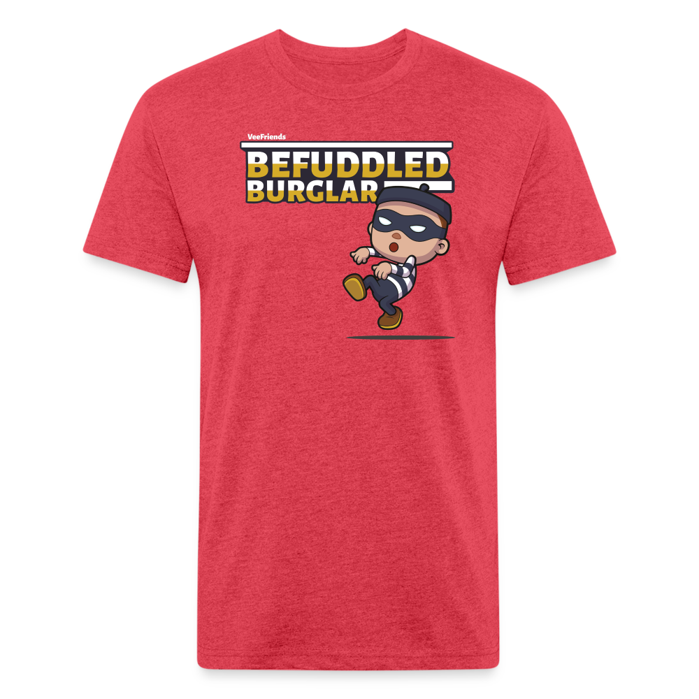 Befuddled Burglar Character Comfort Adult Tee - heather red