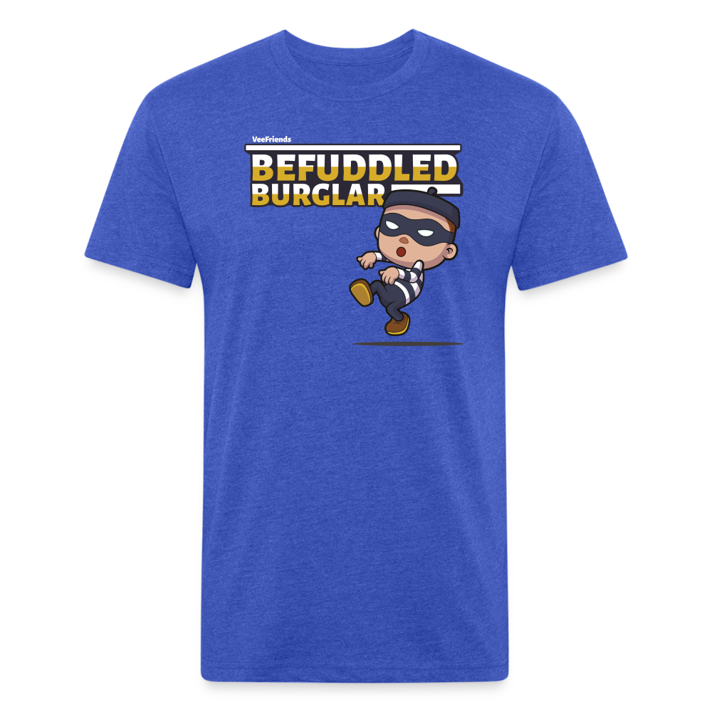 Befuddled Burglar Character Comfort Adult Tee - heather royal