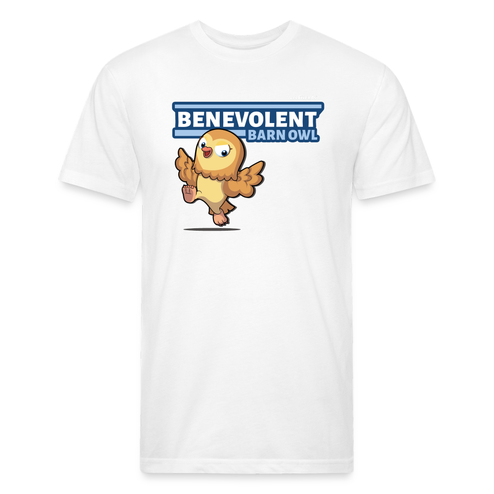 
            
                Load image into Gallery viewer, Benevolent Barn Owl Character Comfort Adult Tee - white
            
        