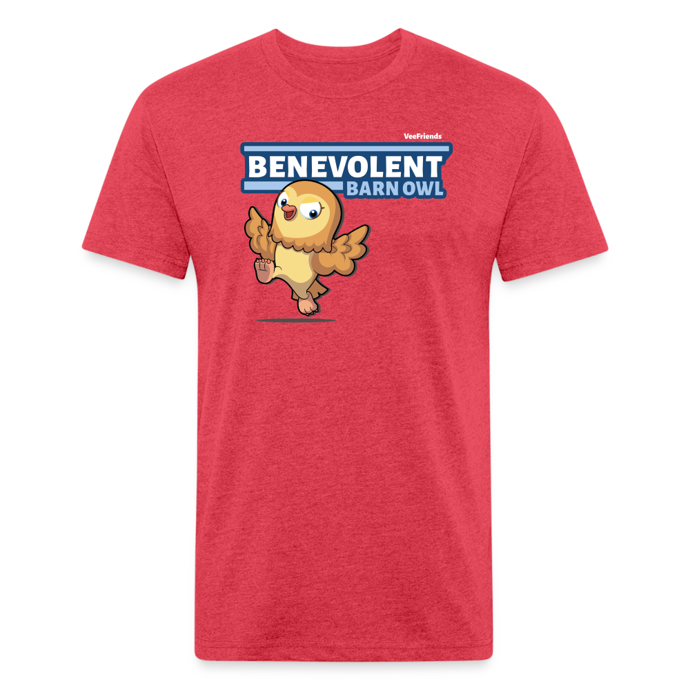 
            
                Load image into Gallery viewer, Benevolent Barn Owl Character Comfort Adult Tee - heather red
            
        