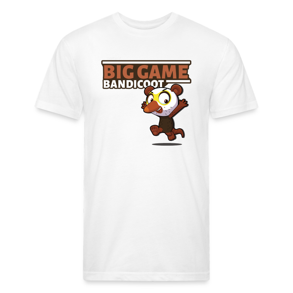 Big Game Bandicoot Character Comfort Adult Tee - white