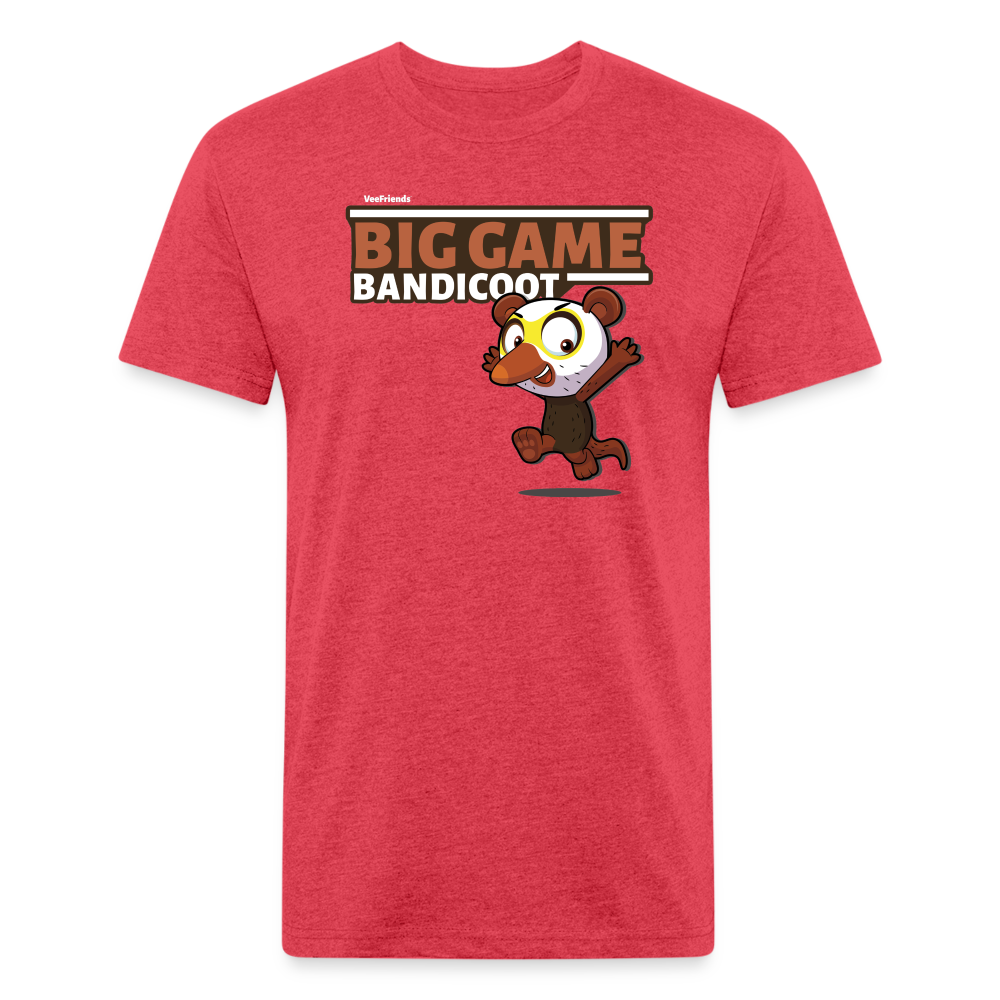 Big Game Bandicoot Character Comfort Adult Tee - heather red