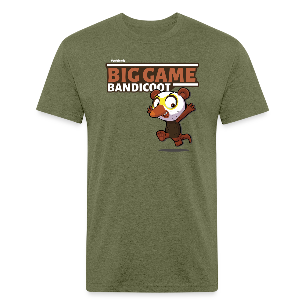 Big Game Bandicoot Character Comfort Adult Tee - heather military green