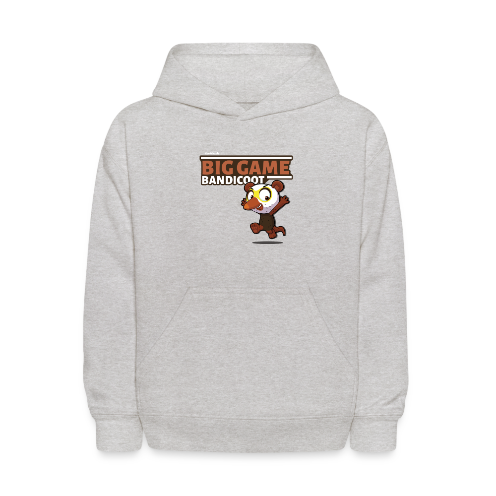 Big Game Bandicoot Character Comfort Kids Hoodie - heather gray