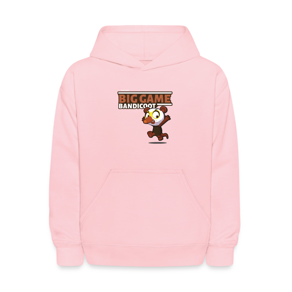 Big Game Bandicoot Character Comfort Kids Hoodie - pink