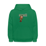 Boisterous Beaver Character Comfort Kids Hoodie - kelly green