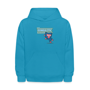 
            
                Load image into Gallery viewer, Bombastic Baboon Character Comfort Kids Hoodie - turquoise
            
        