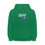 Bombastic Baboon Character Comfort Kids Hoodie - kelly green