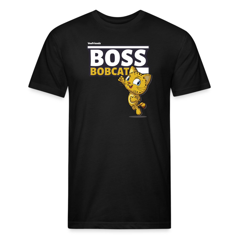 Boss Bobcat Character Comfort Adult Tee - black