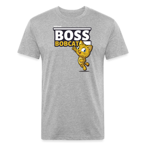 Boss Bobcat Character Comfort Adult Tee - heather gray